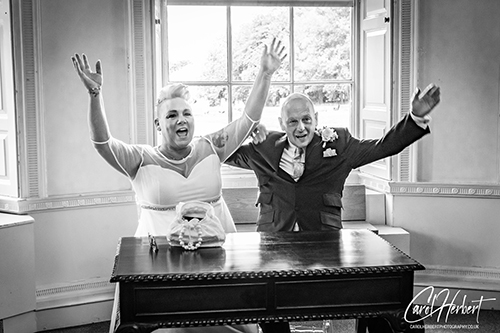 Sarah & David's Wedding Gallery Photo Shoot