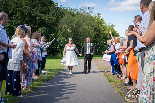 Sarah & David's Wedding Gallery Photo Shoot