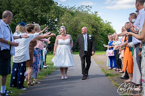 Sarah & David's Wedding Gallery Photo Shoot